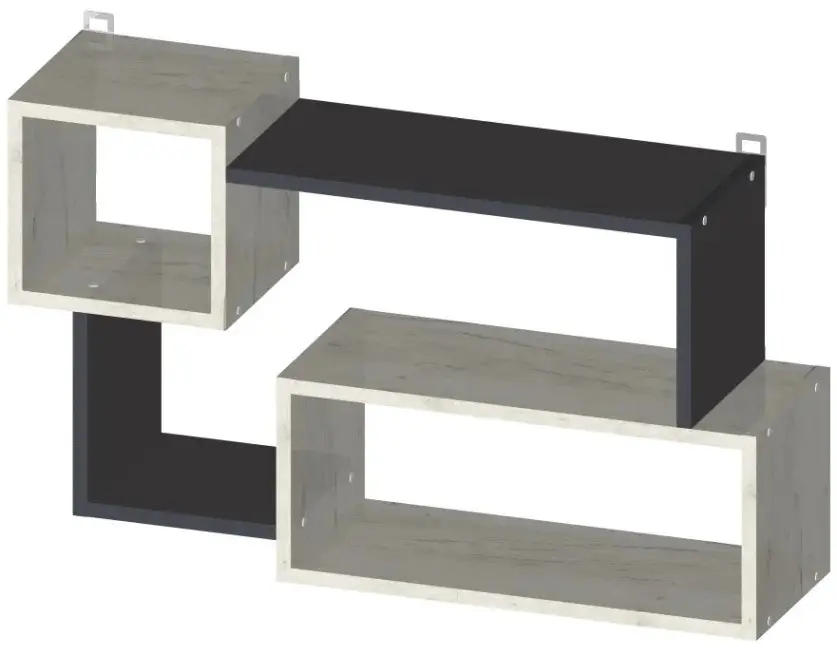 Raft МЛ-Мебель ML-2 92cm (Craft Oak White/Anthracite)