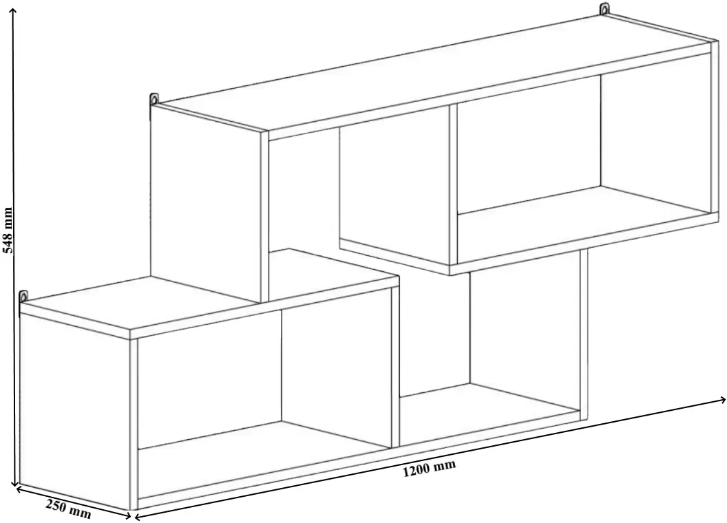 Полка Пехотин 7 (Tahoe Oak)