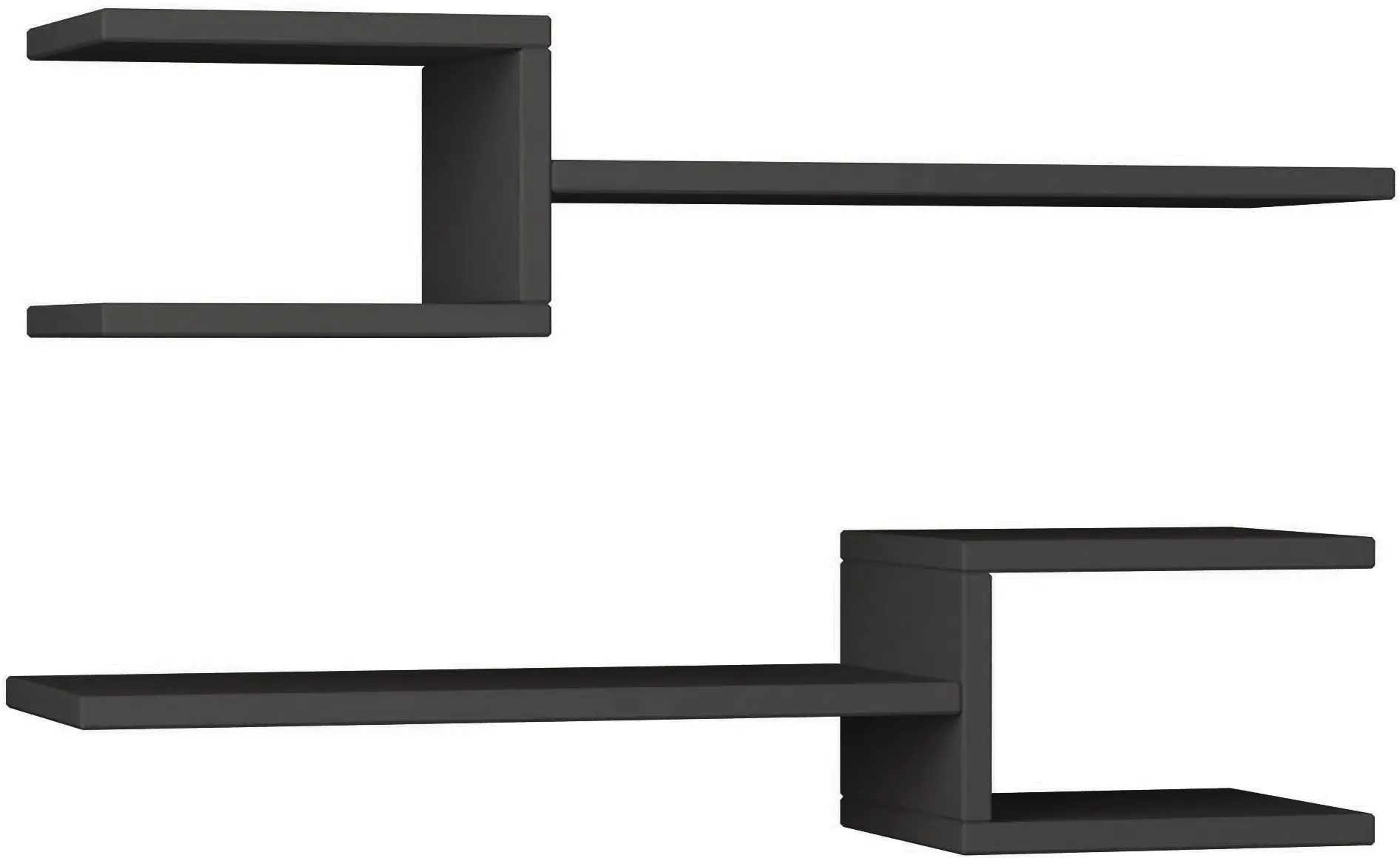 Набор полок Showdeko Fork (Anthracite) - 2