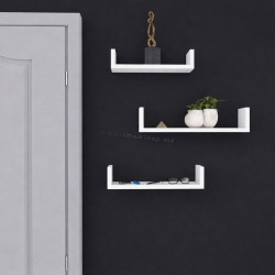 Набор полок Songmics LWS40WT (White)