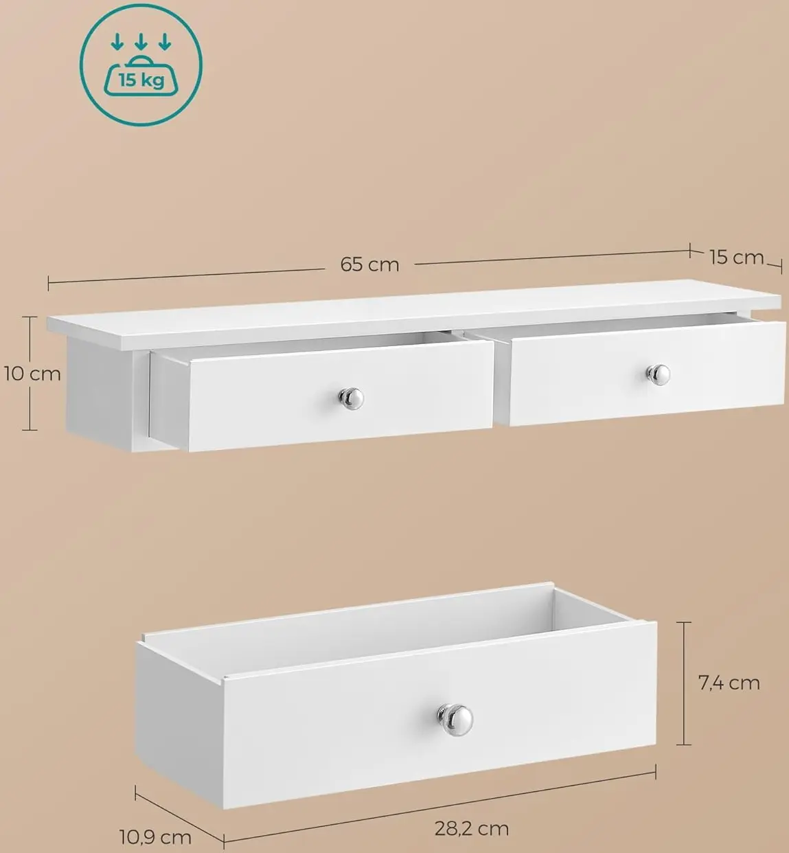 Raft Songmics LWS65WT (White)