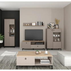 Raft Tempo Kondela Domca 135 (Taupe Grey/Silverjack Oak) Thumb