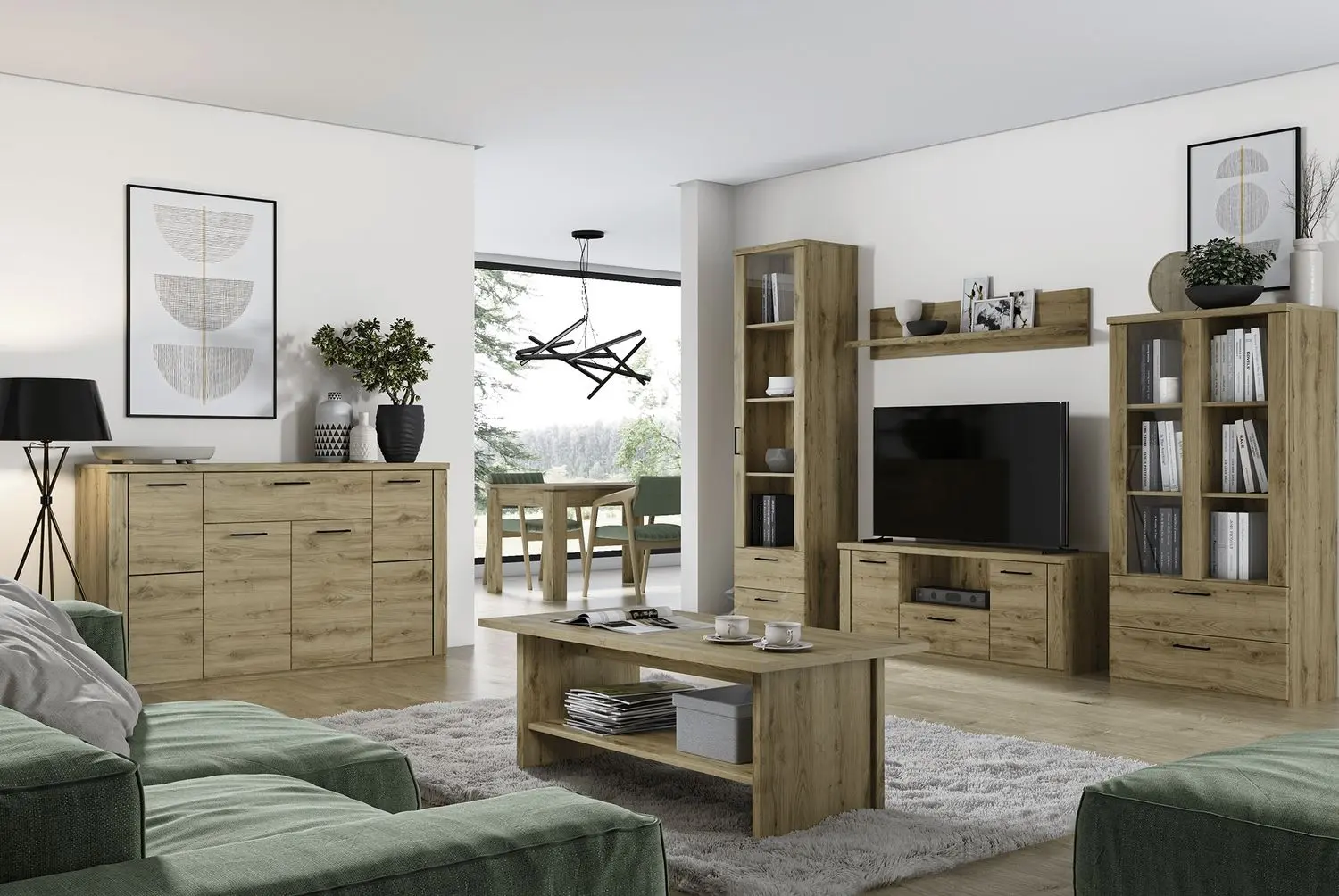 Raft Tempo Kondela Dorsi 80x21.6x26.7 (Navarra Oak)