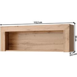 Полка Tempo Kondela Moratiz 110 (Wotan Oak) Thumb