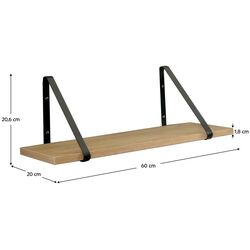 Raft Tempo Kondela Sagira (Oak/Black) Thumb