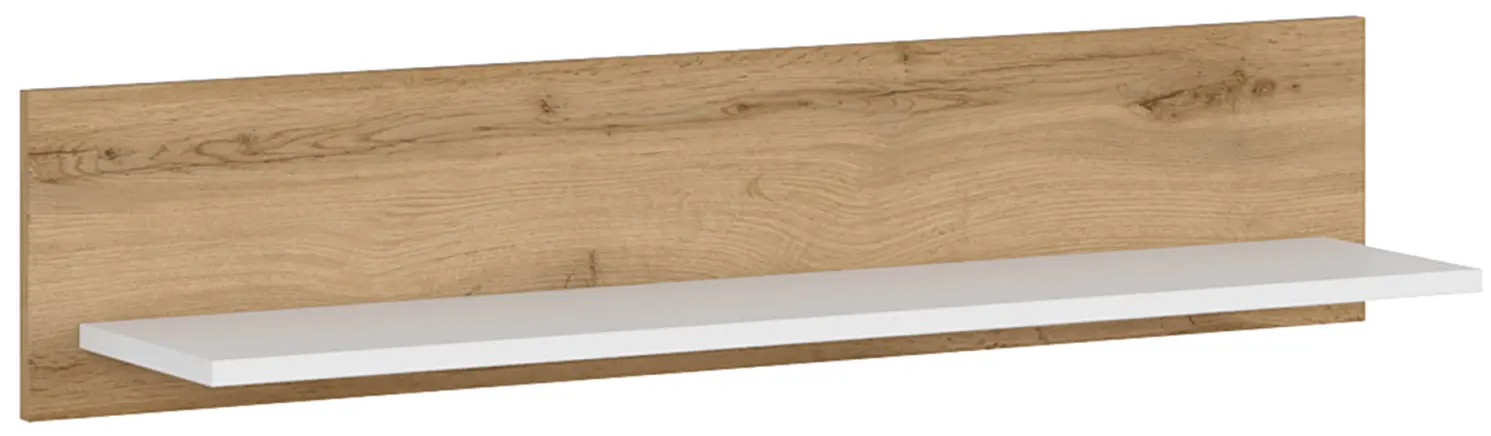 Полка Tempo Kondela Vilgo 100 (Wotan Oak/White)
