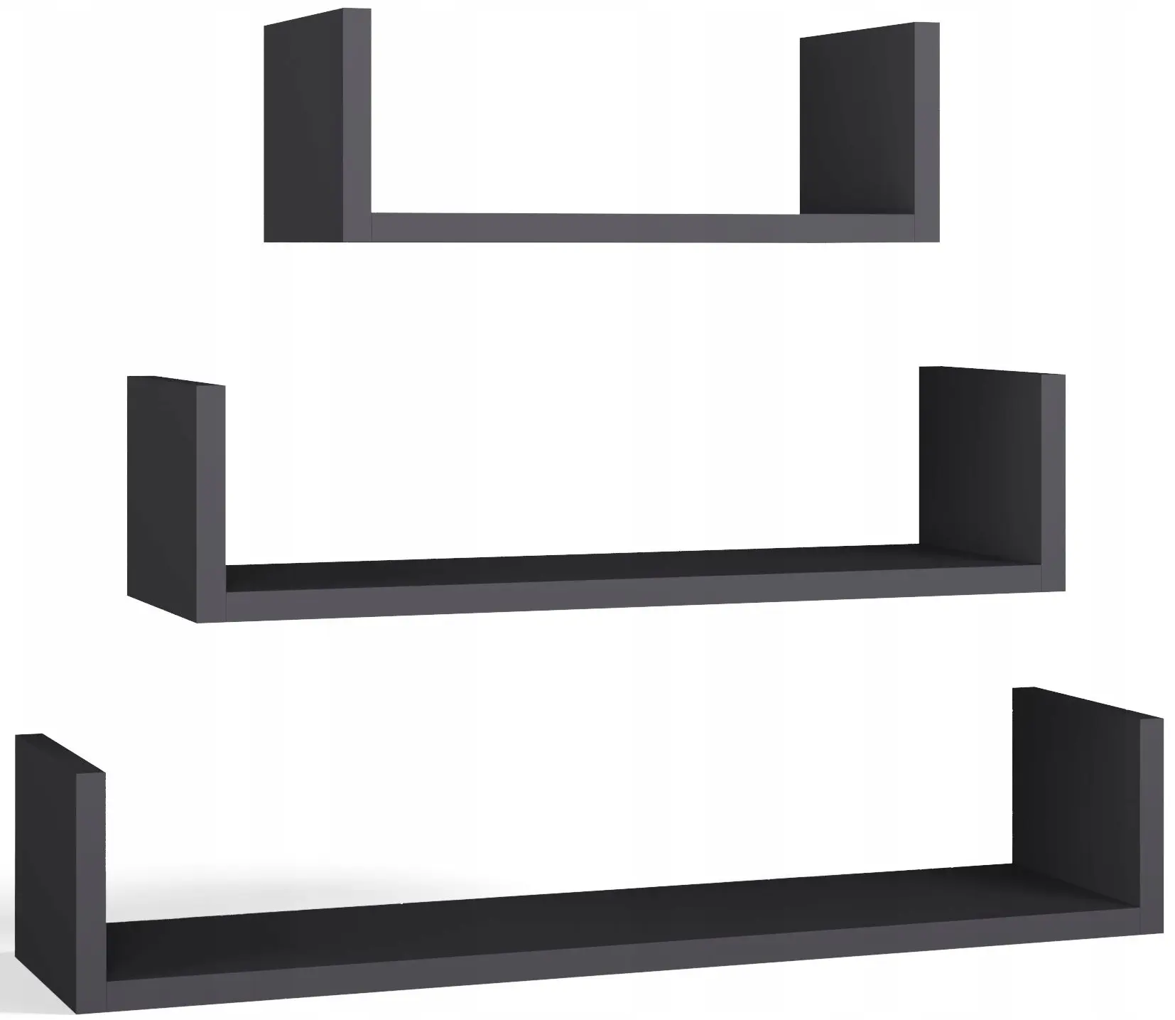 Набор полок TopEshop Mobi 3P (Anthracite) - 3