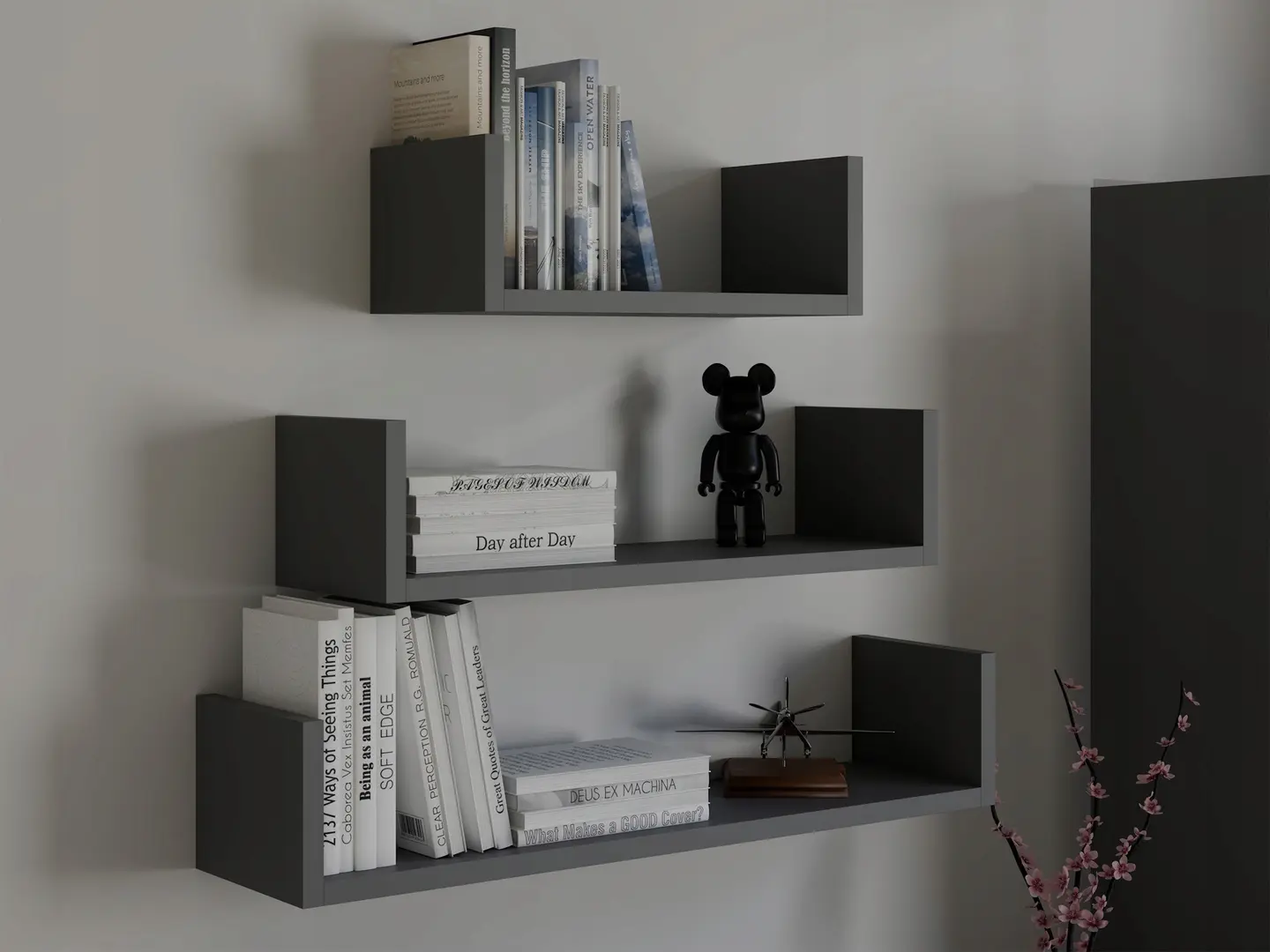 Набор полок TopEshop Mobi 3P (Anthracite)