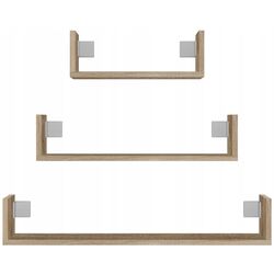 Набор полок TopEshop Mobi 3P (Sonoma Oak) Thumb