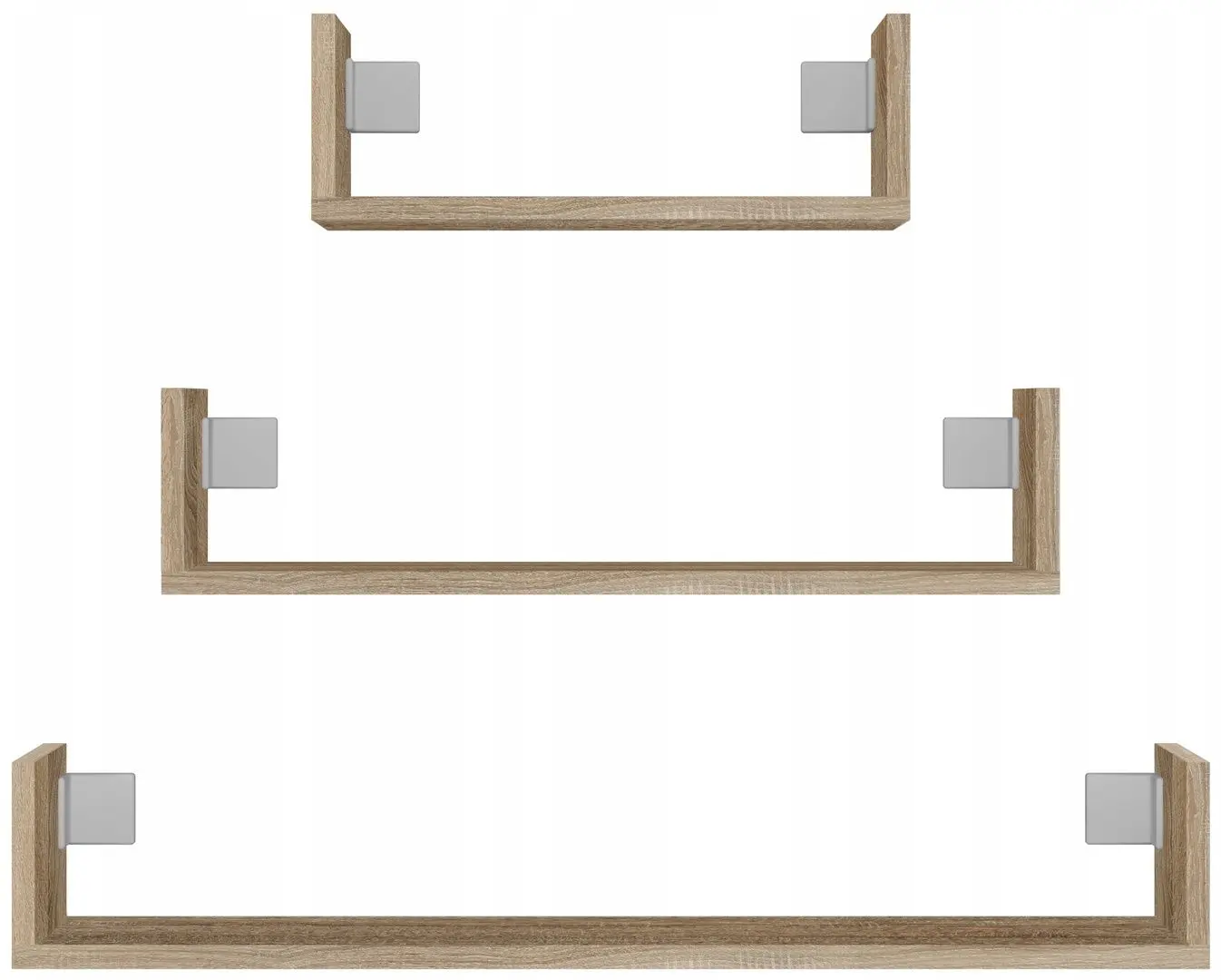Набор полок TopEshop Mobi 3P (Sonoma Oak)