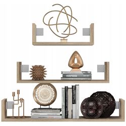 Набор полок TopEshop Mobi 3P (Sonoma Oak) Thumb