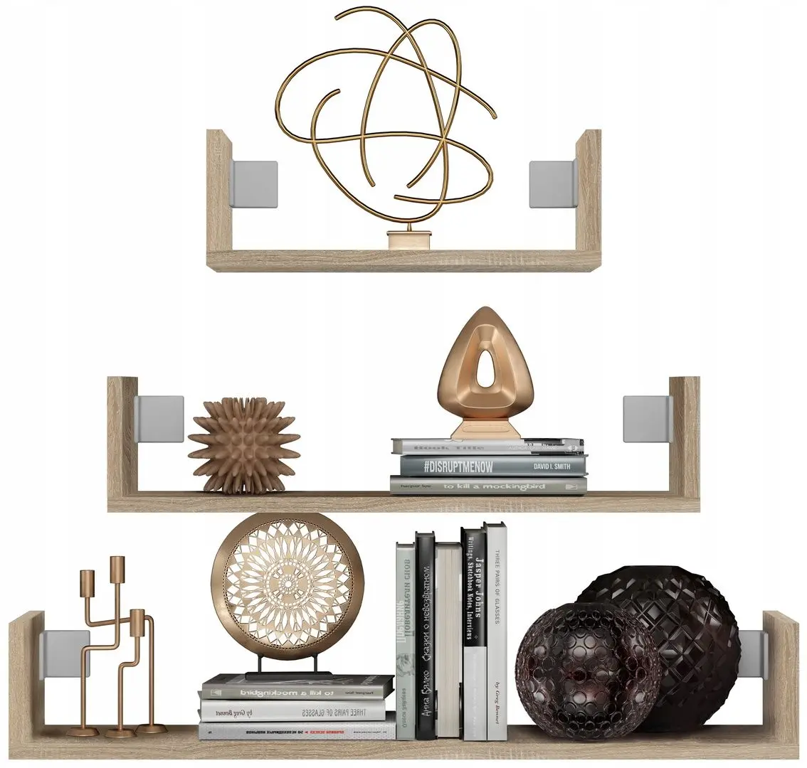 Набор полок TopEshop Mobi 3P (Sonoma Oak)