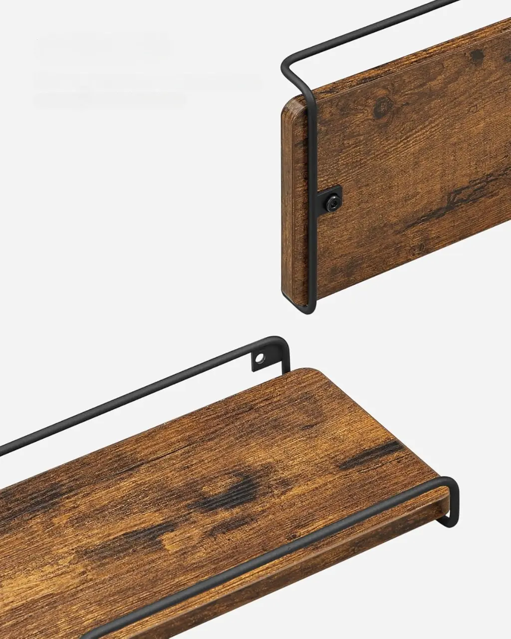 Набор полок Vasagle LLS831B01 (Rustic Brown/Black) - 3