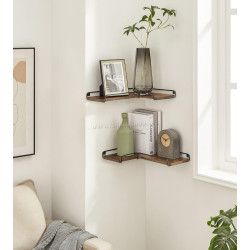 Набор полок Vasagle LLS831B01 (Rustic Brown/Black)