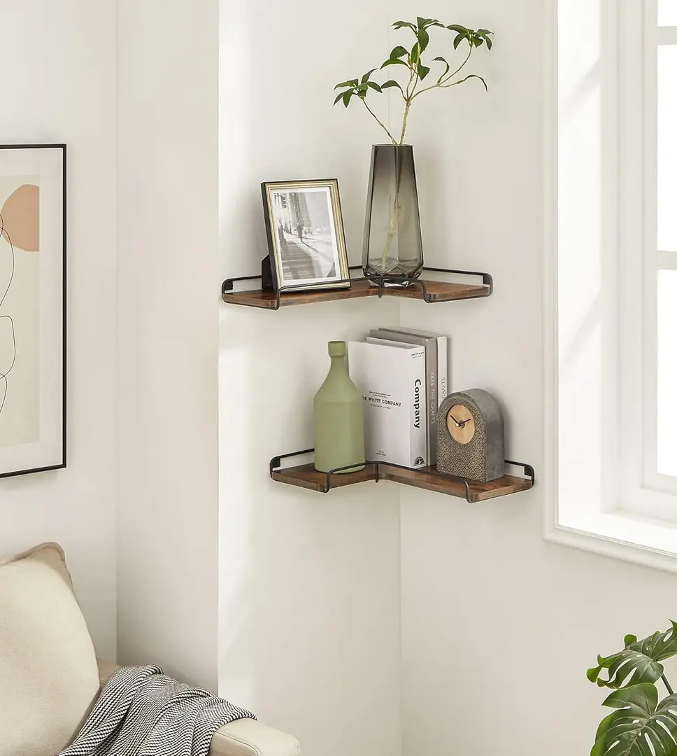 Набор полок Vasagle LLS831B01 (Rustic Brown/Black)