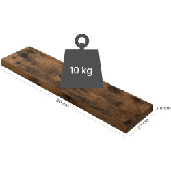 Полка Vasagle LWS28BX (Rustic Brown) Thumb