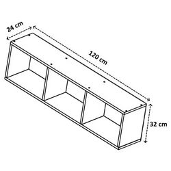 Raft Yasen Nepo SFW120 (Sonoma Oak) Thumb