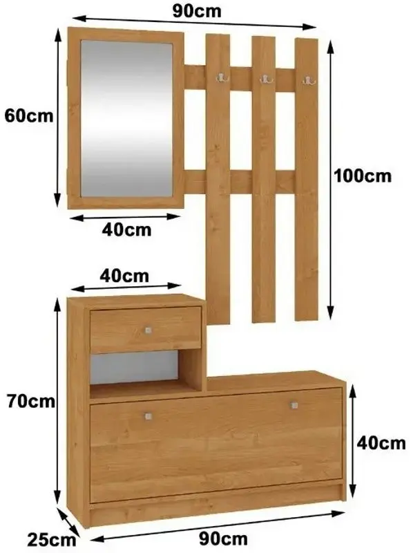 Прихожая Akord 90 (Alder)