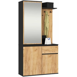 Antreu Akord Entro 95cm 3D1SZ (Black/Craft Oak) Thumb