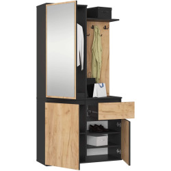 Antreu Akord Entro 95cm 3D1SZ (Black/Craft Oak) Thumb