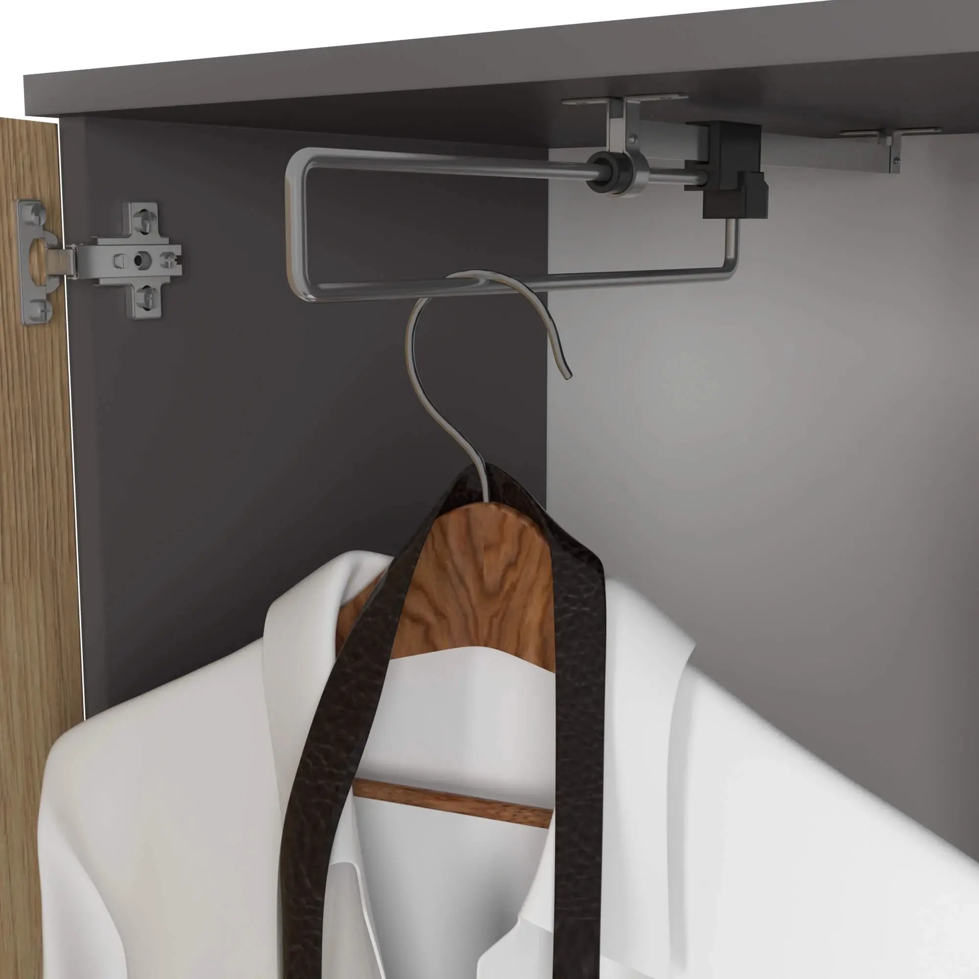 Antreu Akord Entro 95cm 3D1SZ (Graphite Grey/Artisan Oak)