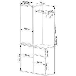 Antreu Akord Entro 95cm 3D1SZ (Graphite Grey/Artisan Oak) Thumb