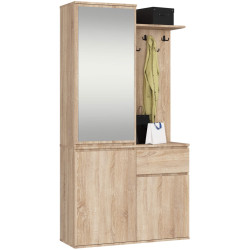 Antreu Akord Entro 95cm 3D1SZ (Sonoma Oak) Thumb