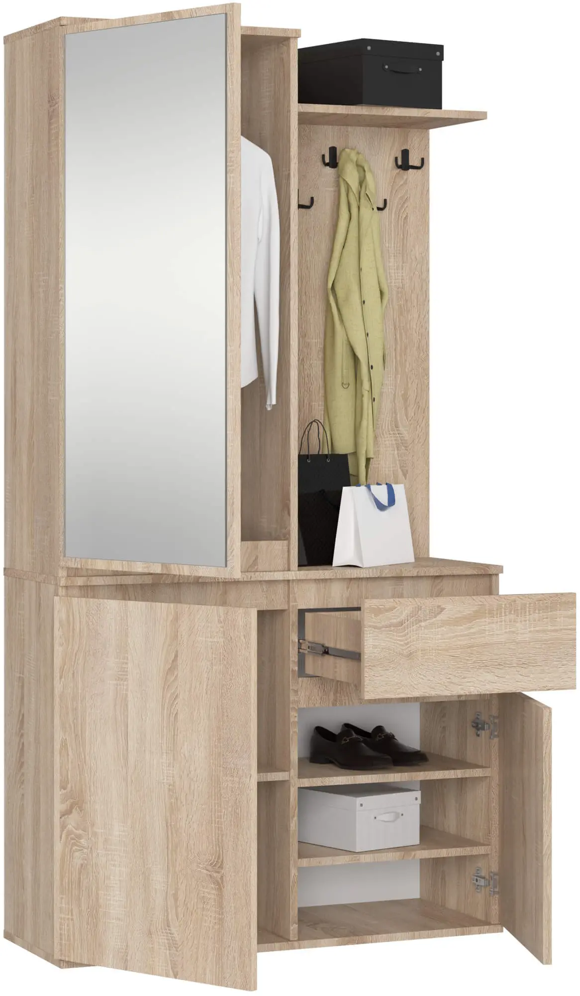 Antreu Akord Entro 95cm 3D1SZ (Sonoma Oak)