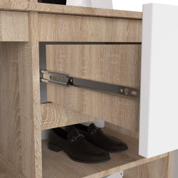 Antreu Akord Entro 95cm 3D1SZ (Sonoma Oak/White) Thumb