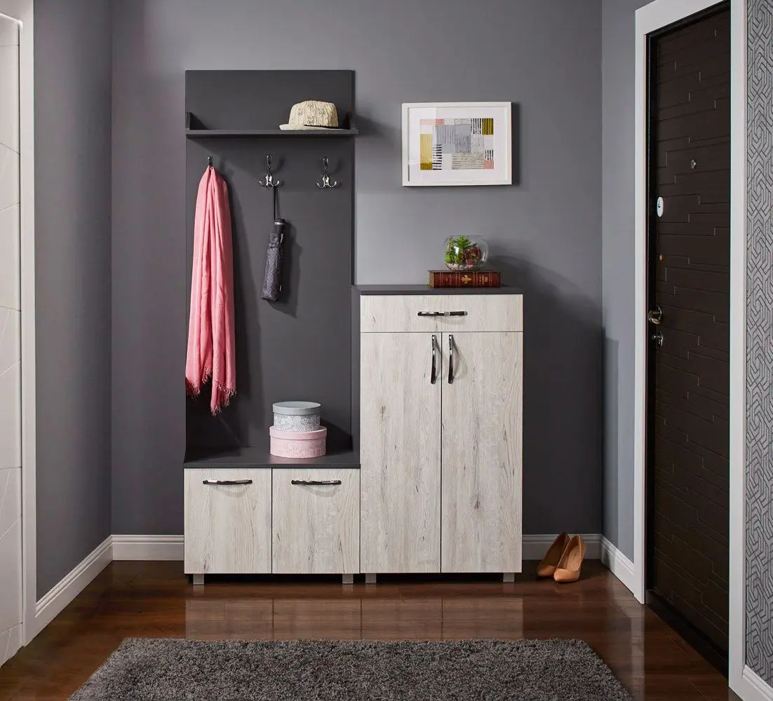 Antreu Ambianta Bruno 1.25m (Grafit/Samoa Alb)