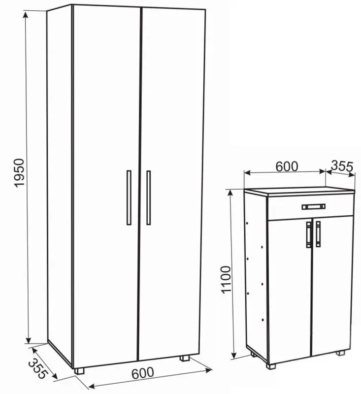 Antreu Ambianta Bruno 1.2m (Bardolino/Alb)