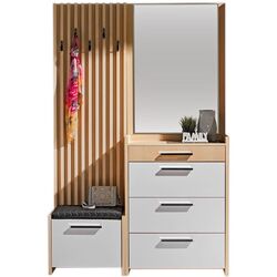 Antreu Ambianta Solaris cu cuier 1.4m (Cremona/Alb) Thumb