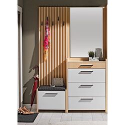 Прихожая Ambianta Solaris с вешалкой 1.4м (Кремона/Белый)