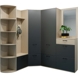 Antreu Arta Mobilei Ferara 1-5 AM17 (Ferrara Oak/Anthracite) Thumb