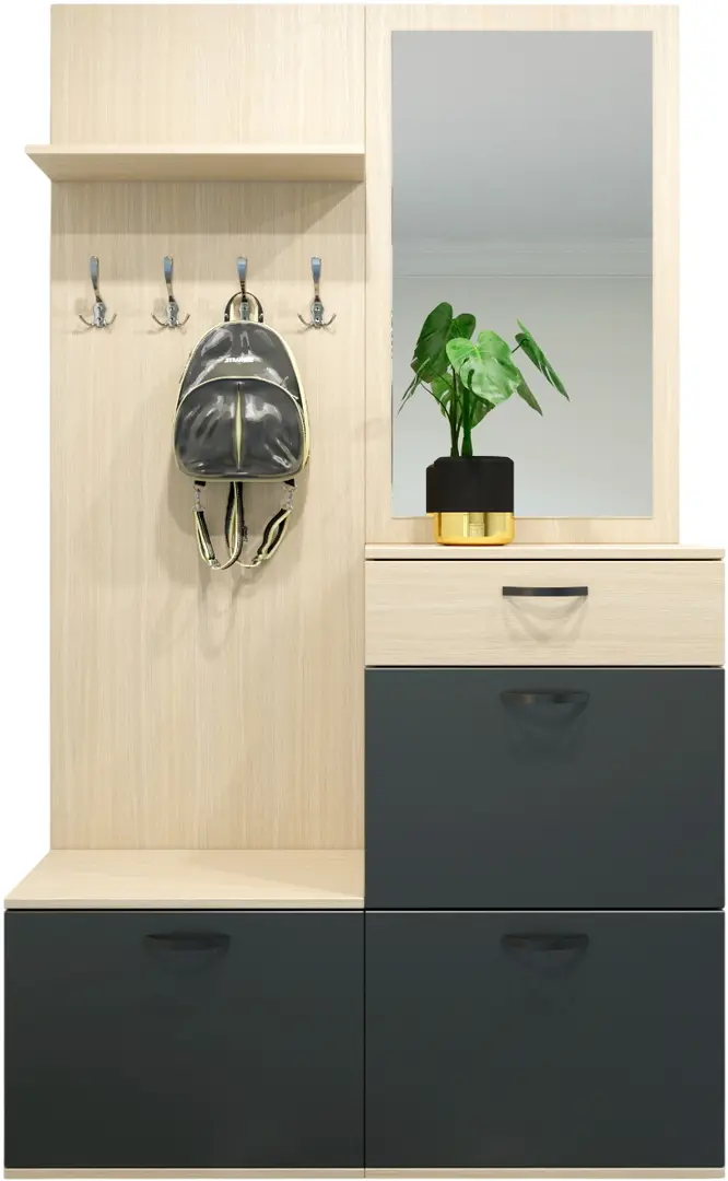 Прихожая Arta Mobilei Ferara 2.5 AM29 (Ferrara Oak/Anthracite)