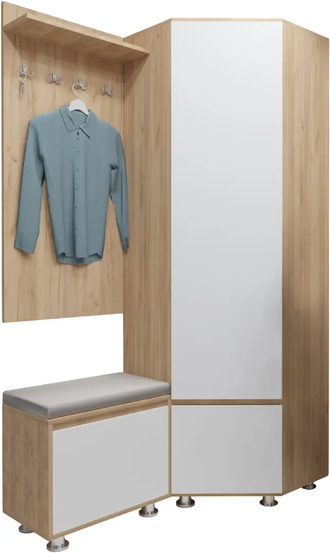 Antreu Arta Mobilei Krafti 2.3 AM82 (Gold Craft Oak/Alpine White)