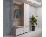 Прихожая Arta Mobilei Krafti 2.4 AM78 (Gold Craft Oak/Alpine White)