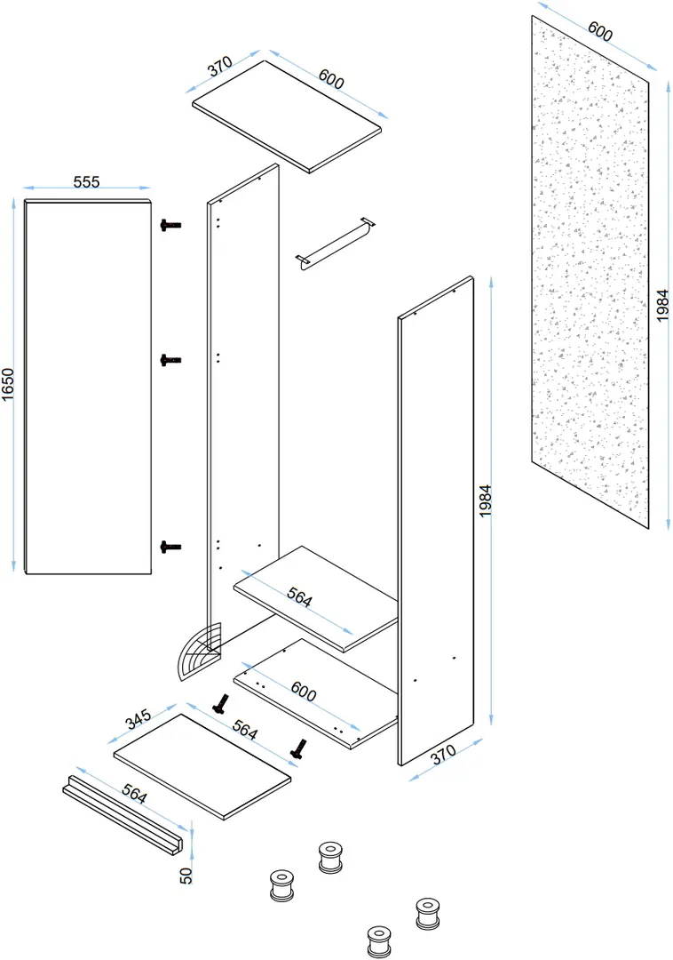 Antreu Arta Mobilei Krafti 2.5.3.4 AM75 (Gold Craft Oak/Alpine White)