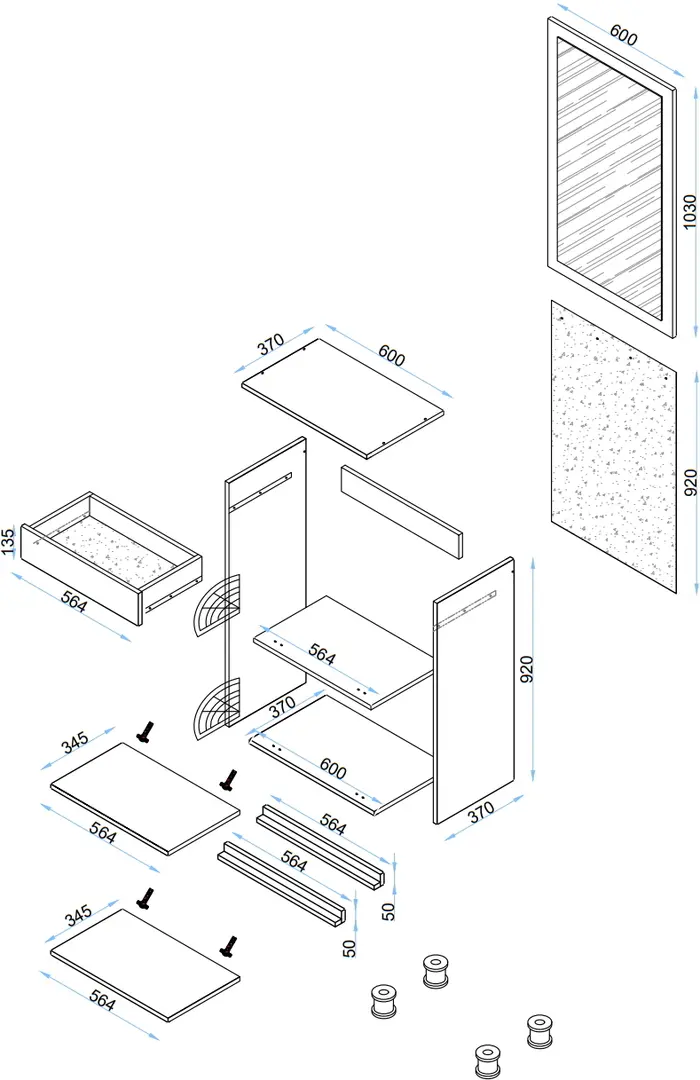 Прихожая Arta Mobilei Krafti 5.3.2 AM81 (Gold Craft Oak/Alpine White)