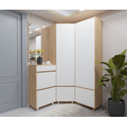 Прихожая Arta Mobilei Krafti 5.3.4 AM80 (Gold Craft Oak/Alpine White)