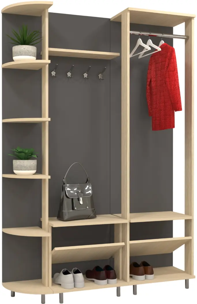 Antreu Arta Mobilei Open Grafit 1.2.4 AM49 (Graphite/Ferrara Oak)