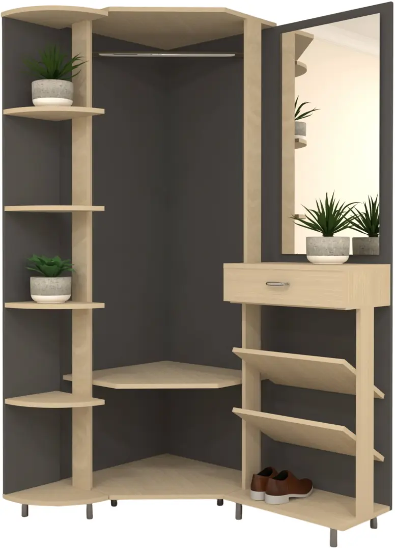 Antreu Arta Mobilei Open Grafit 1.3.5 AM52 (Graphite/Ferrara Oak)