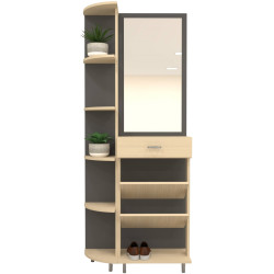 Прихожая Arta Mobilei Open Grafit 1.5 AM55 (Graphite/Ferrara Oak) Thumb