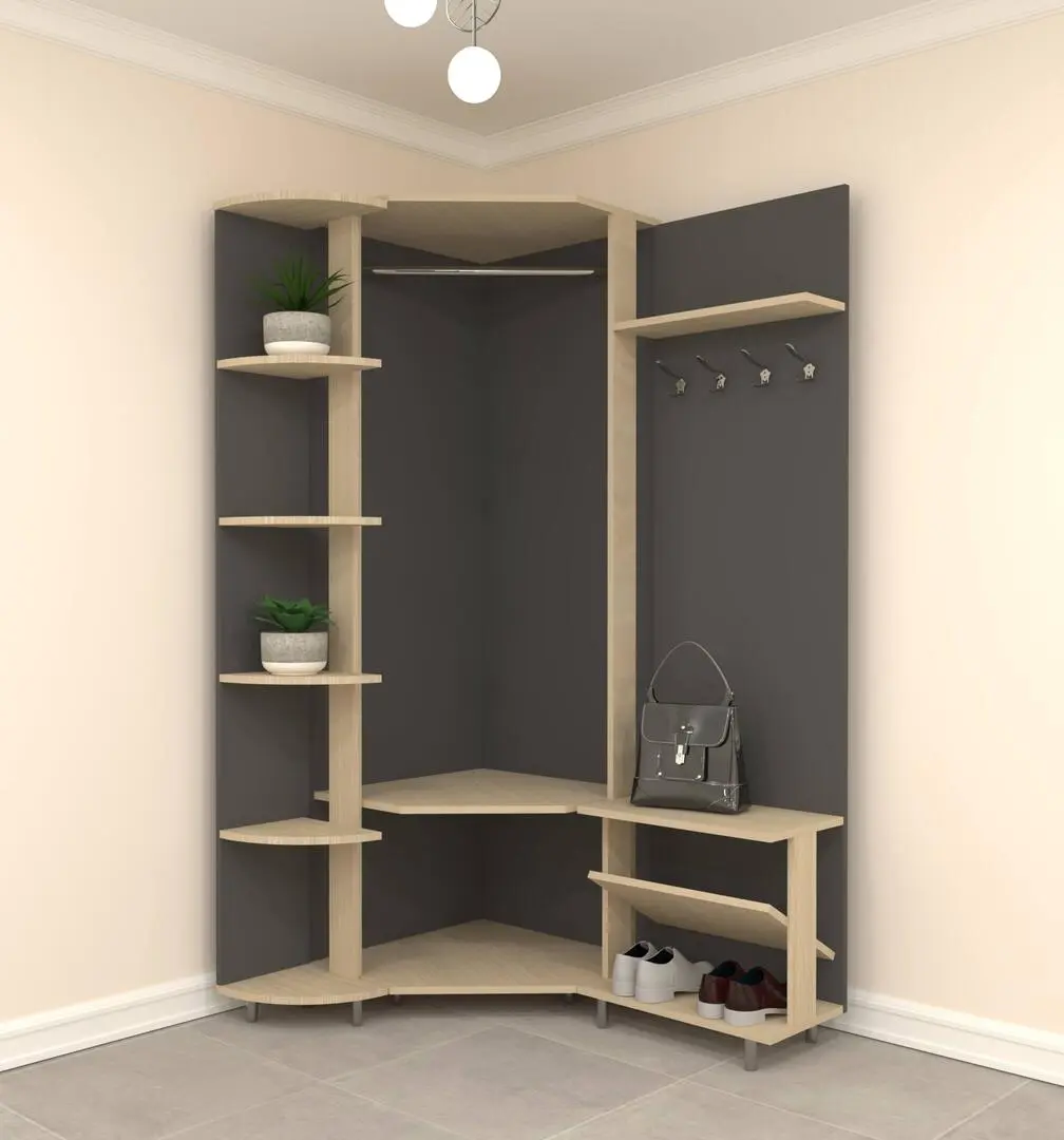 Прихожая Arta Mobilei Open Grafit 2.3.1 AM53 (Graphite/Ferrara Oak)