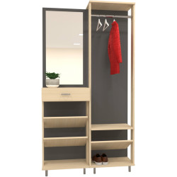 Прихожая Arta Mobilei Open Grafit 5.4 AM60 (Graphite/Ferrara Oak) Thumb