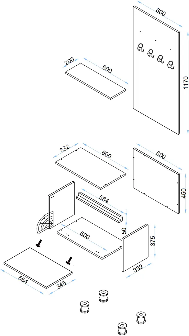 Antreu Arta Mobilei Urban 2.3 AM91 (Urban Oyster Oak/Anthracite)