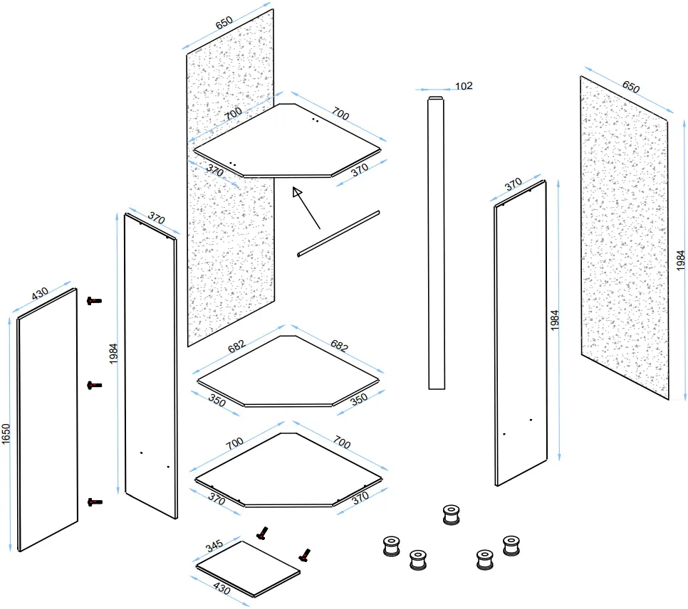 Antreu Arta Mobilei Urban 2.3 AM91 (Urban Oyster Oak/Anthracite)