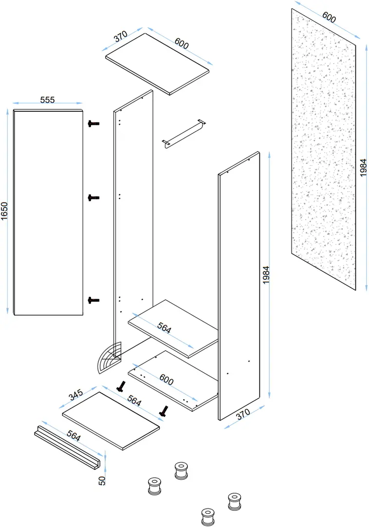 Antreu Arta Mobilei Urban 2.4 AM87 (Urban Oyster Oak/Anthracite)