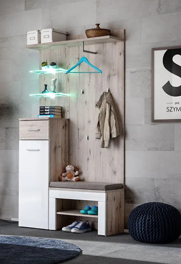 Antreu ASM Gustavo I DWW GV1+P (Wellington Oak/White Gloss)