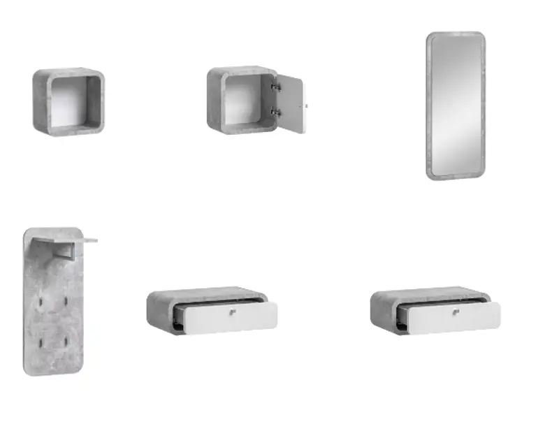 Antreu ASM Wally VI AJW WY6 (Concrete/White Gloss) - 3